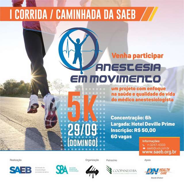 SAEB lança projeto Anestesia em Movimento