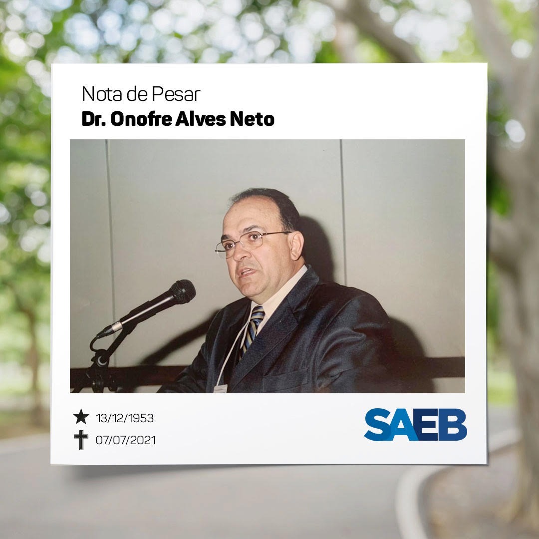 Nota de pesar: Dr. Onofre Alves Neto