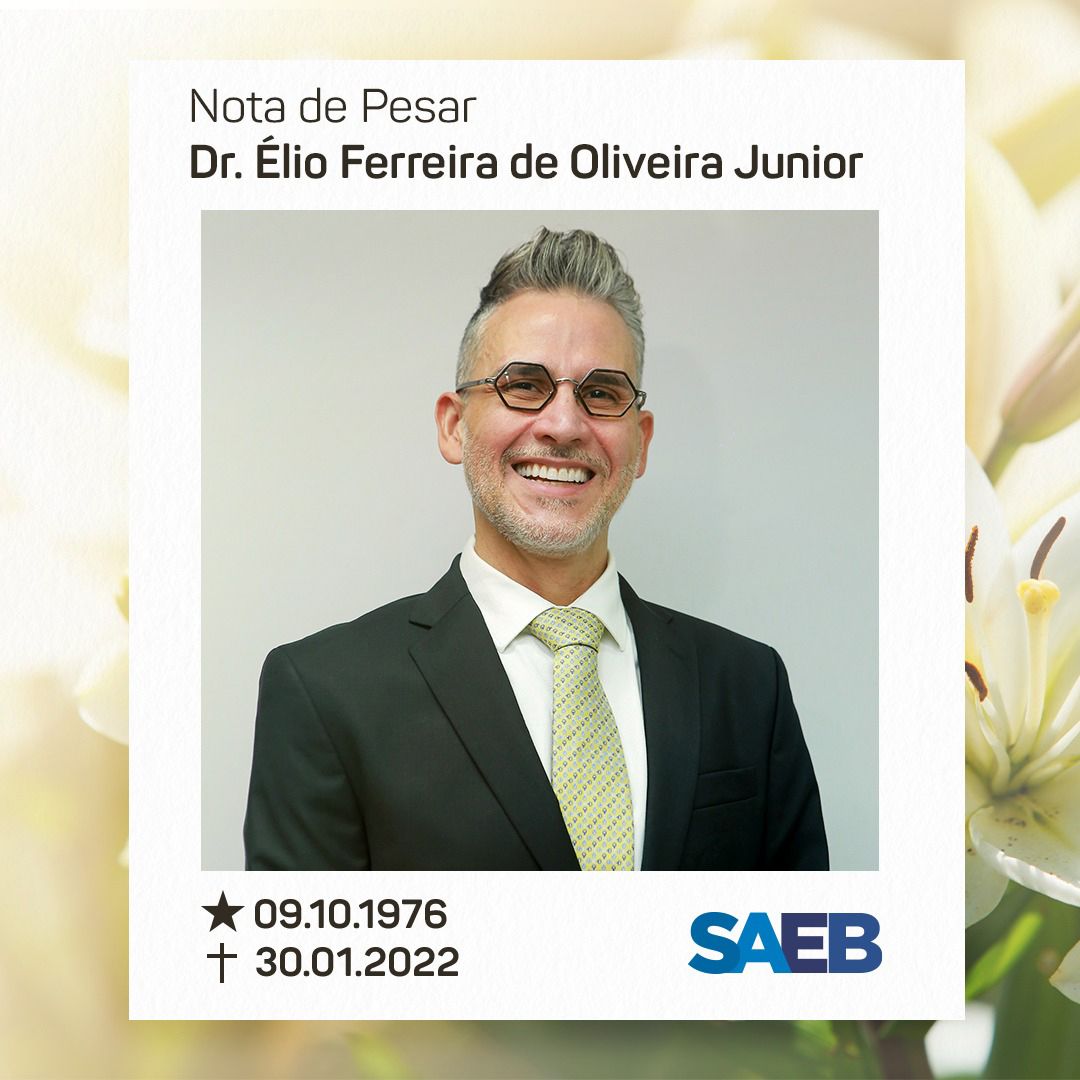 Nota de Falecimento – Dr. Élio Ferreira de Oliveira Júnior