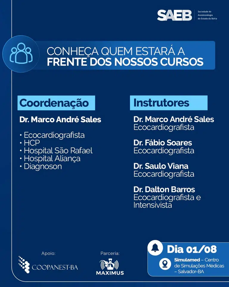 Curso de Ecocardiografia Transesofágica para Anestesistas com Simulador 2 post julho 33